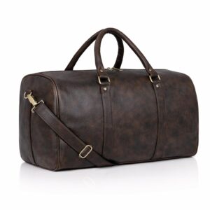 Premium Leather Duffle Bag for Men & Women