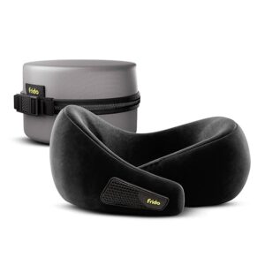 Frido Travel Neck Pillow, 100% Hi-Per Foam, Lightweight Neck Support Pillow